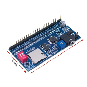 Módulo de Reproducción de Voz MP3, Reproducción Única, Control por Microcontrolador, Aviso de Control DIY, Anunciante M3D5T - Product Image 2