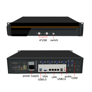 BKHD OEM 2U Rack Computadora industrial C612 Intel Xeon 2G NIC 4*2,5G NIC 10 * SATA NAS Host Network Storage Server Disk Array X86 - Product Image 5