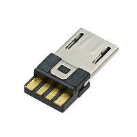 Conector USB tipo C Micro de 4 pines Precio barato Conector macho de puerto de carga Jack V8