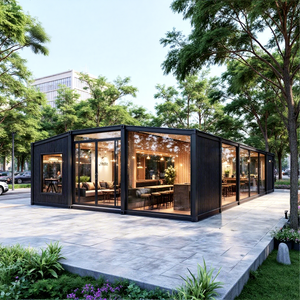 Cabane <span class=keywords><strong>de</strong></span> <span class=keywords><strong>vacances</strong></span> extensible <span class=keywords><strong>de</strong></span> 30 pieds avec toit incliné, terrasse avant, salle <span class=keywords><strong>de</strong></span> bain, cuisine, imperméable, assemblage rapide, <span class=keywords><strong>maison</strong></span> préfabriquée en conteneur, personnalisable - Product Image 4