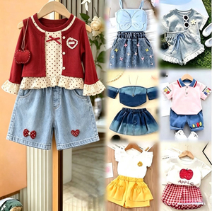 Ensemble <span class=keywords><strong>2</strong></span> pièces <span class=keywords><strong>de</strong></span> vêtements pour enfants <span class=keywords><strong>de</strong></span> 0 à 12 ans, modèles variés, vente en gros, fournisseur <span class=keywords><strong>de</strong></span> vêtements pour garçons et filles - Product Image 1