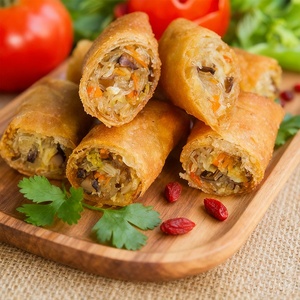 Involtini primavera vegetali freschi piccanti <span class=keywords><strong>dolci</strong></span> Halal aromatizzati cinesi <span class=keywords><strong>surgelati</strong></span> commestibili <span class=keywords><strong>dolci</strong></span> giapponesi per adulti bambini natura diretta - Product Image 1