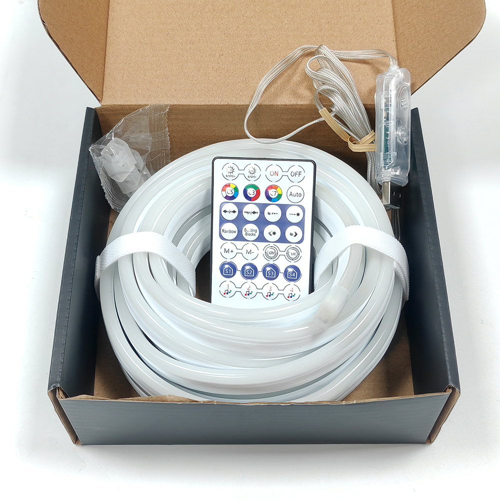 Hot Selling 5m Kit Addressable RGBIC Neon Flex DC5V 6*12mm Flex Neon Light with Smart Controller · image 2