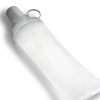 Nevo Rhino 250ml Portable TPU Soft Flask Bouteille d'eau de sport pour les activités de plein air Accessoires de sport