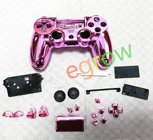 Set lengkap casing pelindung warna-warni kualitas tinggi untuk cangkang perumahan krom pengontrol Ps4