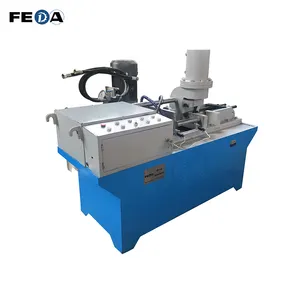 FEDA FD-N36 hydraulic necking machine good quality automatic reducing diameter machine stainless steel screw threading machine