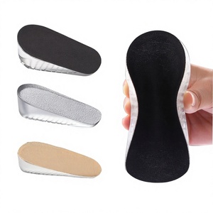Soletta Interna Rialzante per <span class=keywords><strong>Uomo</strong></span> e Donna, Comoda, Invisibile, Ammortizzante, Altamente Elastica, Morbida, Mezza Soletta 1.5-3.5cm, Cuscinetto per Tallone - Product Image 1