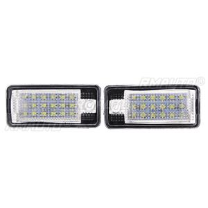 2 pièces, éclairage de plaque d'immatriculation LED, lampe de plaque d'immatriculation pour Audi A3 A4 S4 RS4 B6 B7 A6 RS6 S6 C6 S5 2D Cabrio Q7 A8 S8 RS4 Avant - Product Image 3