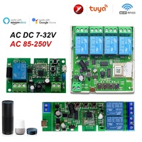 Tuya Smart Home Wifi Relais Module Zigbee Compatible 85-250V/220V Commutateur Alexa Google Assistant Compatible Télécommande Commutateur