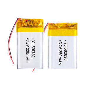 Batterie au lithium polymère <span class=keywords><strong>YE</strong></span> 3,7 V 601235 501235 401235 401230 pour ventilateur LED, écouteurs, feu arrière de vélo, lumière de chaussure, stylo laser - Product Image 3