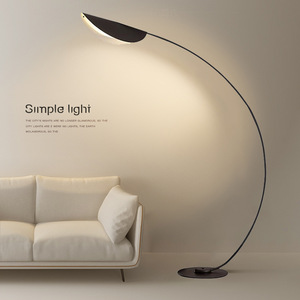 2024 New Lotus Leaf Fishing Lamp Instagram Style Popular Iron Body Floor E27 for Living Room Bedroom Sofa <b>Side</b> Bedside Standing - Product Image 6
