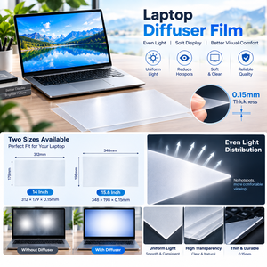 Film diffuseur LCD pour ordinateur portable 14 pouces 15,6 pouces 0,1 mm 0,125 mm 0,15 mm – Vente chaude directe usine, haute qualité, réparation de rétroéclairage à prix réduit - Product Image 5