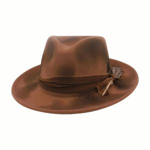 Sombrero Fedora para Hombre, Diseño Nuevo, Estilo Vintage - Product Image 5