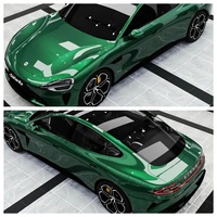 Film de protection de peinture (PPF) pour voiture, couleur vinyle vert agate métallisé brillant, anti-rayures, changeant de couleur, 7,5 mil, du fabricant
