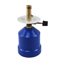 Briquet torche en laiton portable, pistolet à flamme pour le camping en plein air, pour la soudure au gaz butane utilisant une bouteille de gaz de 190 g, boîte métallique