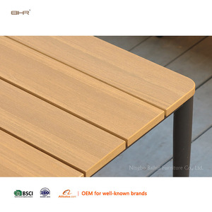 BHR Design minimaliste moderne tissu cadre en aluminium <span class=keywords><strong>terrasse</strong></span> balcon jardin intérieur extérieur canapé en forme de L canapé d'angle 4 pièces ensemble - Product Image 6