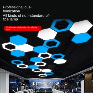 Lámpara de techo LED hexagonal de perfil moderno Lámpara colgante de forma hexagonal - Product Image 4