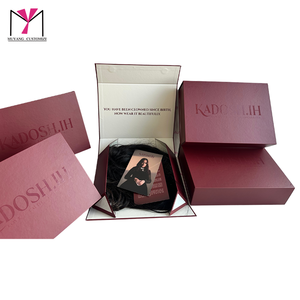 Caja Rígida para Pelucas KADOSHLI con Acabado Mate, Logotipo Personalizado con Estampado en Caliente, Forro de Satén con Cinta, Diseño Rectangular de Alta Gama - Product Image 5