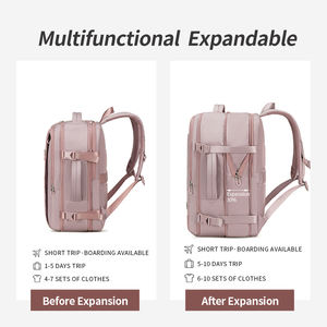 حقيبة ظهر نسائية كبيرة السعة قابلة للتوسيع من مصنع تشانتريا، حقيبة لابتوب للنساء للحياة اليومية - Product Image 3