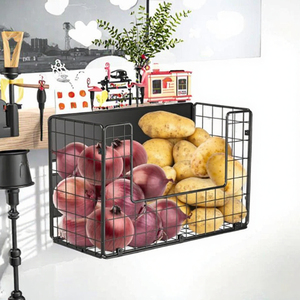 Magnetic-Mount Minimalist Modern Metal Kitchen <b>Storage</b> <b>Basket</b> Handles for Refrigerator Side-Hanging <b>Toy</b> <b>Storage</b>-Multi-Purpose - Product Image 3
