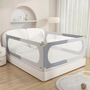 Moderna Barriera di Protezione in Metallo per Lettino e Box per Bambini - Uso in Camera da Letto/Soggiorno - Product Image 4