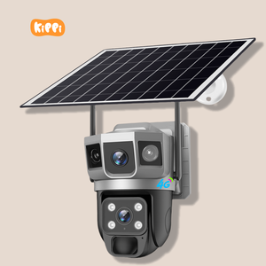 Cámara DE SEGURIDAD CCTV para exteriores con energía solar 3MP 4G V380 Pro WiFi Domo PTZ inalámbrico con audio bidireccional y visión nocturna - Product Image 1