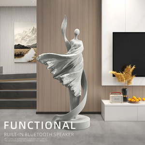 Scultura in Resina <span class=keywords><strong>di</strong></span> Ragazza, <span class=keywords><strong>Arte</strong></span> Decorativa per Casa, Ornamento Astratto per Soggiorno, Accessori per Ufficio e Casa, Regalo - Product Image 5