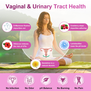 Capsule di <span class=keywords><strong>Probiotici</strong></span> per la Salute Vaginale Femminile con Mirtillo Rosso e D-mannosio, Prebiotici Organici per la Salute Urinaria, <span class=keywords><strong>Integratori</strong></span> <span class=keywords><strong>Probiotici</strong></span> per Donne - Product Image 3