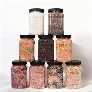 เกลืออาบน้ำอโรมาเธอราพี 1000 กรัม ขวดพลาสติก เกลือทะเลหอม เกลือหิมาลัย แบบเม็ด กลิ่นกลีบกุหลาบ รุ่น DG-YYQ08 - Product Image 4