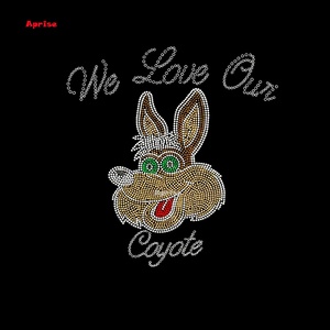 Personnaliser le transfert thermocollant de strass pour vêtements avec la mascotte Coyote des San Antonio Spurs - Product Image 3