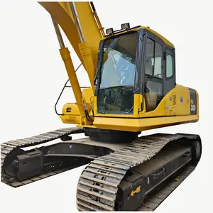 Excavadora Komatsu usada. Excavadora de orugas Komatsu de segunda mano. Maquinaria excavadora con precio barato para la venta