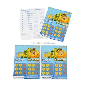 Lottery Scratch and Win Card Lottery Scratch Off Ticket Printing Custom Scratch Off Cards Maker - Product Image 2