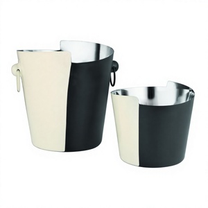 Wholesale Price Dual Color and Unique Design Ice <b>Bucket</b> Stainless Steel Wine champagne <b>Beer</b> Cooler Ice <b>Bucket</b> - Product Image 1