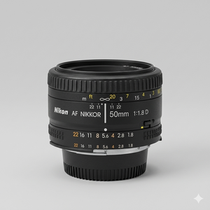 LENTE DE CÁMARA CON MONTAJE F 50 MM MARCA NIKONN - Product Image 1