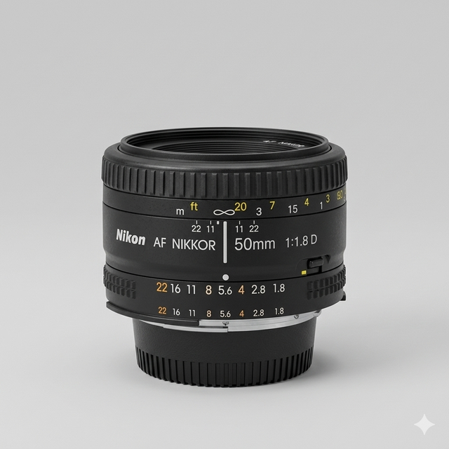 NIKONN BRAND 50 MM F MOUNT CAMERA LENS