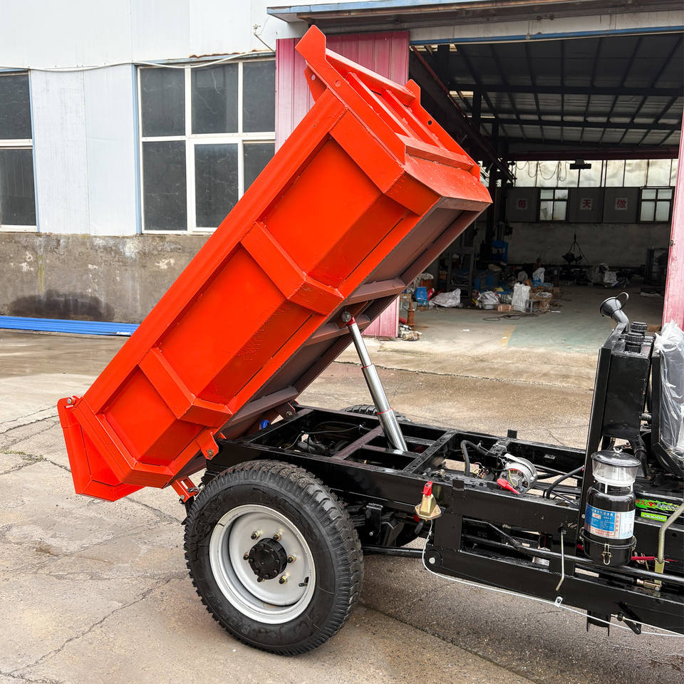 28HP Shaft Drive Diesel Mining Tricycle, 2T USB Equipped Mini Dumper ...