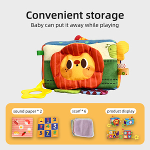 Giocattolo Educativo Montessori per Neonati, Scatola Sensoriale per Fazzoletti, Regalo per Bambini di 1 Anno - Product Image 4