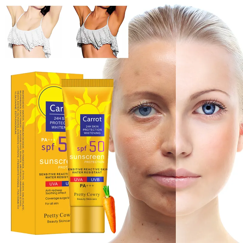 direct sales VC whitening sunblock SPF 50 moisturizing sunscreen cream lotion