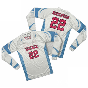 ออกแบบชุดวอลเลย์บอลแขนยาวสำหรับทีมหญิงรุ่นใหม่ล่าสุด คุณภาพสูง ด้วยเทคนิคการพิมพ์แบบ Sublimation - Product Image 3