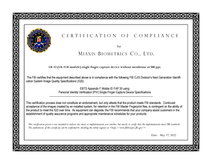 Linux/Android/Windows OS ISO 19794-4 FBI-PIV FAP30 Certified <strong>Optical</strong> <strong>Fingerprint</strong> <strong>Sensor</strong> Module USB UART Interface With API - Product Image 3