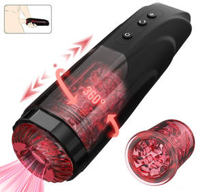 Juguetes para Adultos de Gran Venta Masturbador Eléctrico Telescópico Potente Fácil de Limpiar Masajeador con Succión Adecuado para Masturbador Masculino - Product Image 1