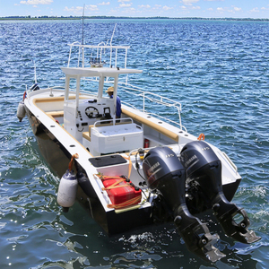เรือตกปลาอะลูมิเนียมเกรดมารีน DNV 5083 ที่ปรับแต่งได้ ได้รับการรับรองมาตรฐาน CE พร้อมเครื่องยนต์ 150 แรงม้า รองรับผู้โดยสาร 7-10 คน - Product Image 4