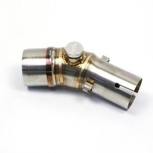Nuevo Tubo de Escape Deslizante para Motocicleta <span class=keywords><strong>Kawasaki</strong></span> ER-6N ER-6F, Conexión de Silenciador, Tubo de Enlace de 51 mm, Repuesto - Product Image 4