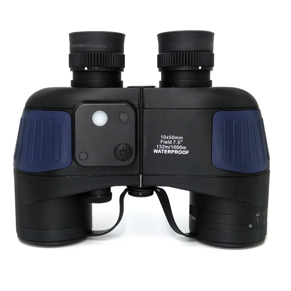 10x50 Porro professional long range binoculars with Rangefinder for adults