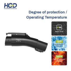 HCD New NACS to Type 1 (with Screen) 240V AC Electric Vehicle Fast Charging Adapter for <strong>Tesia</strong> Retrofit/Upgrade - Product Image 2