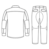 Uniforme tactique BDU personnalisé KMS, vente en gros OEM, uniforme de camouflage professionnel multicolore pour l'extérieur