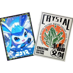 GP B5 レアポケモンカード クリスタルスタジオ エルフ 冷蔵庫マグネット アートコレクションカード ディスプレイ ディストリビューター カード パーティー用おもちゃ - Product Image 4