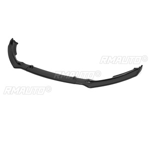 New 3Pcs Car Front Lip Bumper Spoiler <b>Splitters</b> Body Kit for Ford for Fusion for Mondeo 2017-2018 Carbon Fiber Look/Gloss Black - Product Image 4