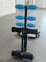 Machine à fessiers 3-en-1, rack à squats multifonctionnel et appareil d'entraînement abdominal pour la maison, équipement de fitness pour entraînement complet du corps
