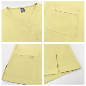 Conjunto de Uniformes Quirúrgicos Premium al por Mayor para Médicos y Enfermeras |   Uniforme Médico Transpirable de Poliéster-Spandex que Absorbe la Humedad - Product Image 3